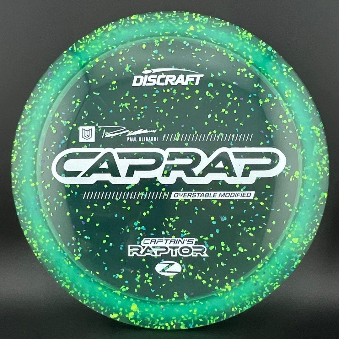 Confetti Z Captain's Raptor - Paul Ulibarri 2026 Discraft