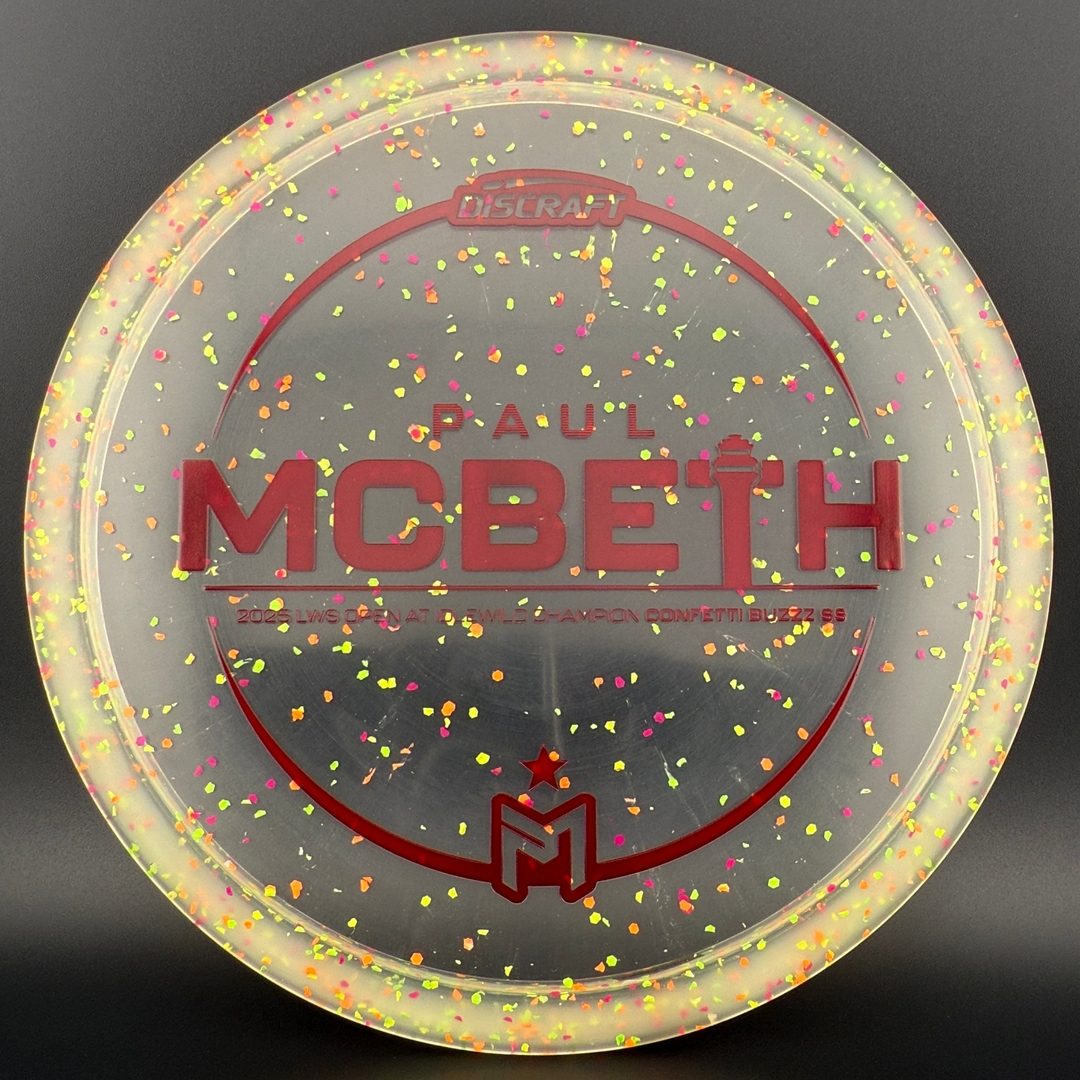 Confetti Z Buzzz SS - Paul McBeth 2025 LWS Open Discraft