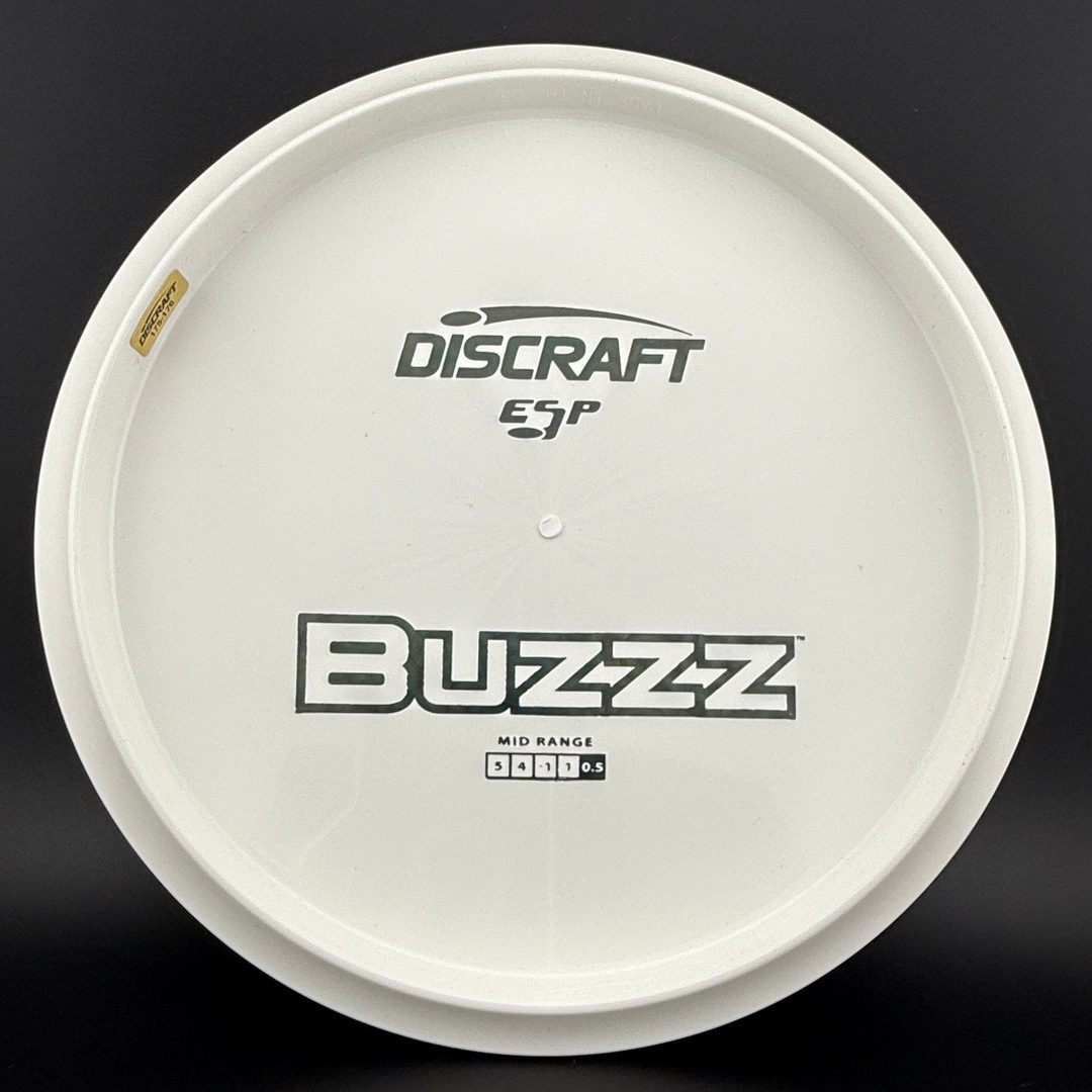White ESP Buzzz - Bottom Stamp Dyer's Delight Discraft