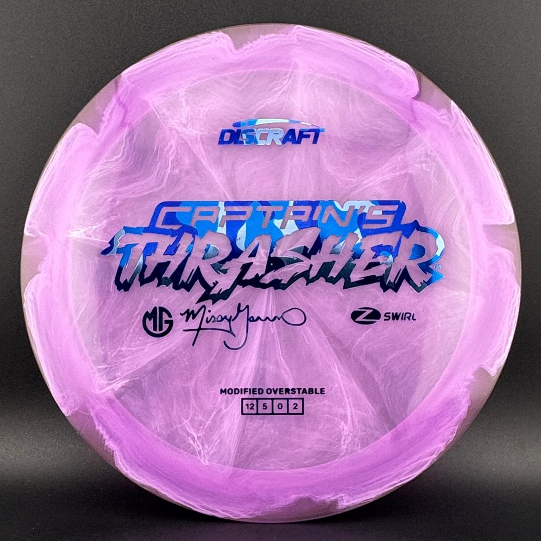 Swirly Z Captain's Thrasher - Missy Gannon 2026 Discraft