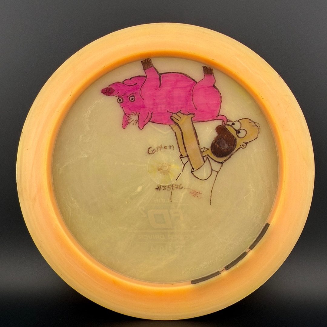 S-Line PD2 Penned - Kona Art Spider Pig - Transitional S/C-Line *Colten Stash Used* Discmania