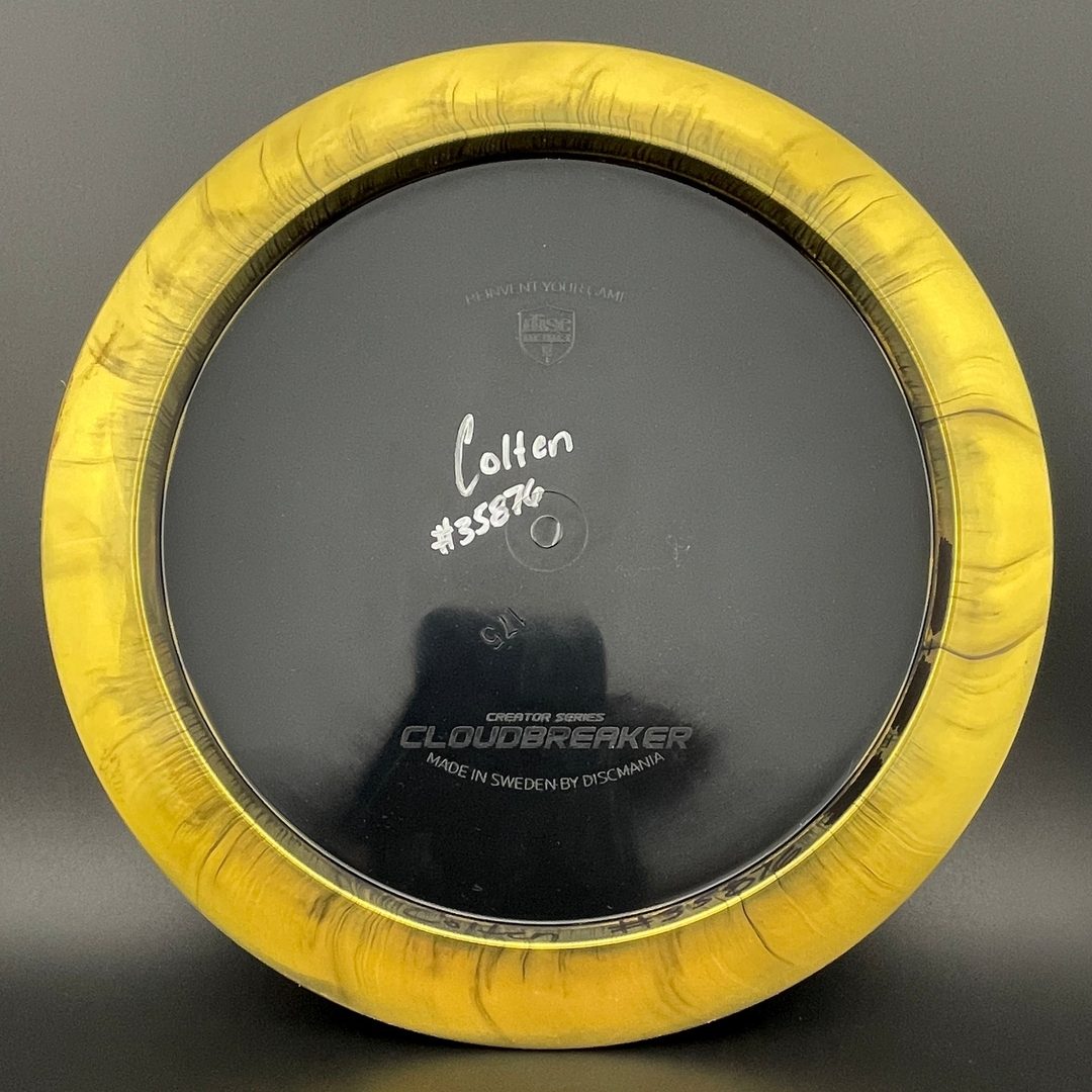 Golden Horizon Cloud Breaker - Eagle McMahon - *Colten Stash Used* Discmania