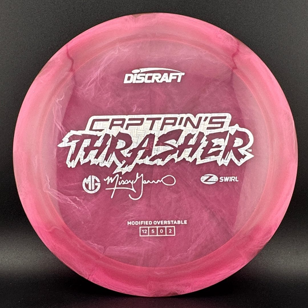 Swirly Z Captain's Thrasher - Missy Gannon 2026 Discraft
