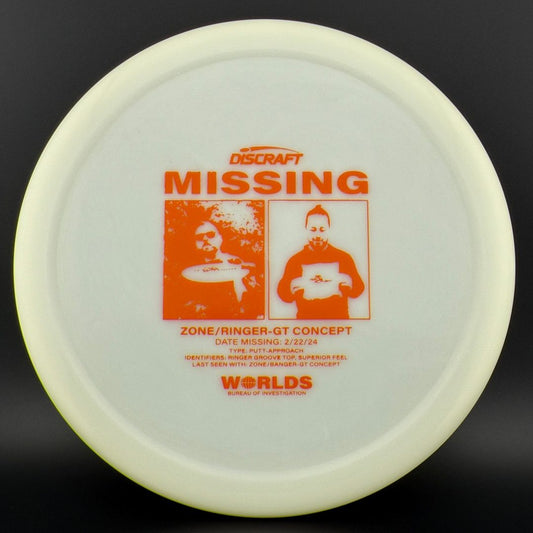 Glo ESP Zone GT Ringer Top - Missing - Worlds 2024 Discraft