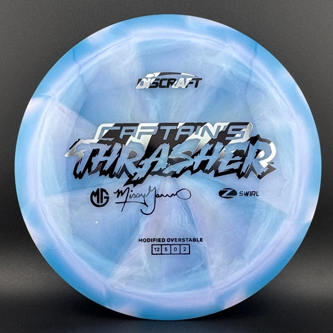 Swirly Z Captain's Thrasher - Missy Gannon 2026 Discraft