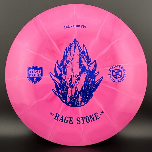 Lux Vapor FD1 First Run - "Rage Stone" MB '23 - 303 Open Bottom Stamp Discmania