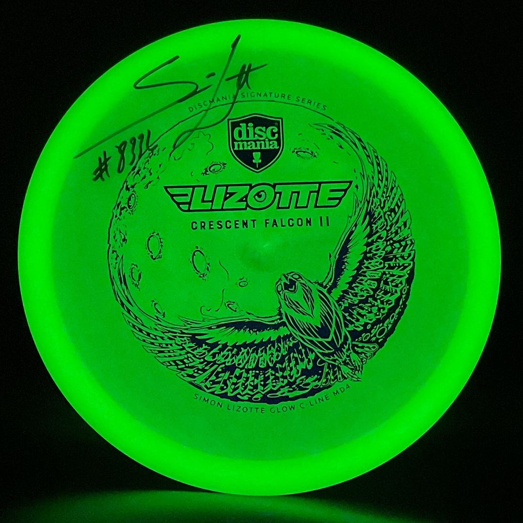 Glow C-Line MD4 *Signed* - Simon Lizotte Crescent Falcon 2 Discmania