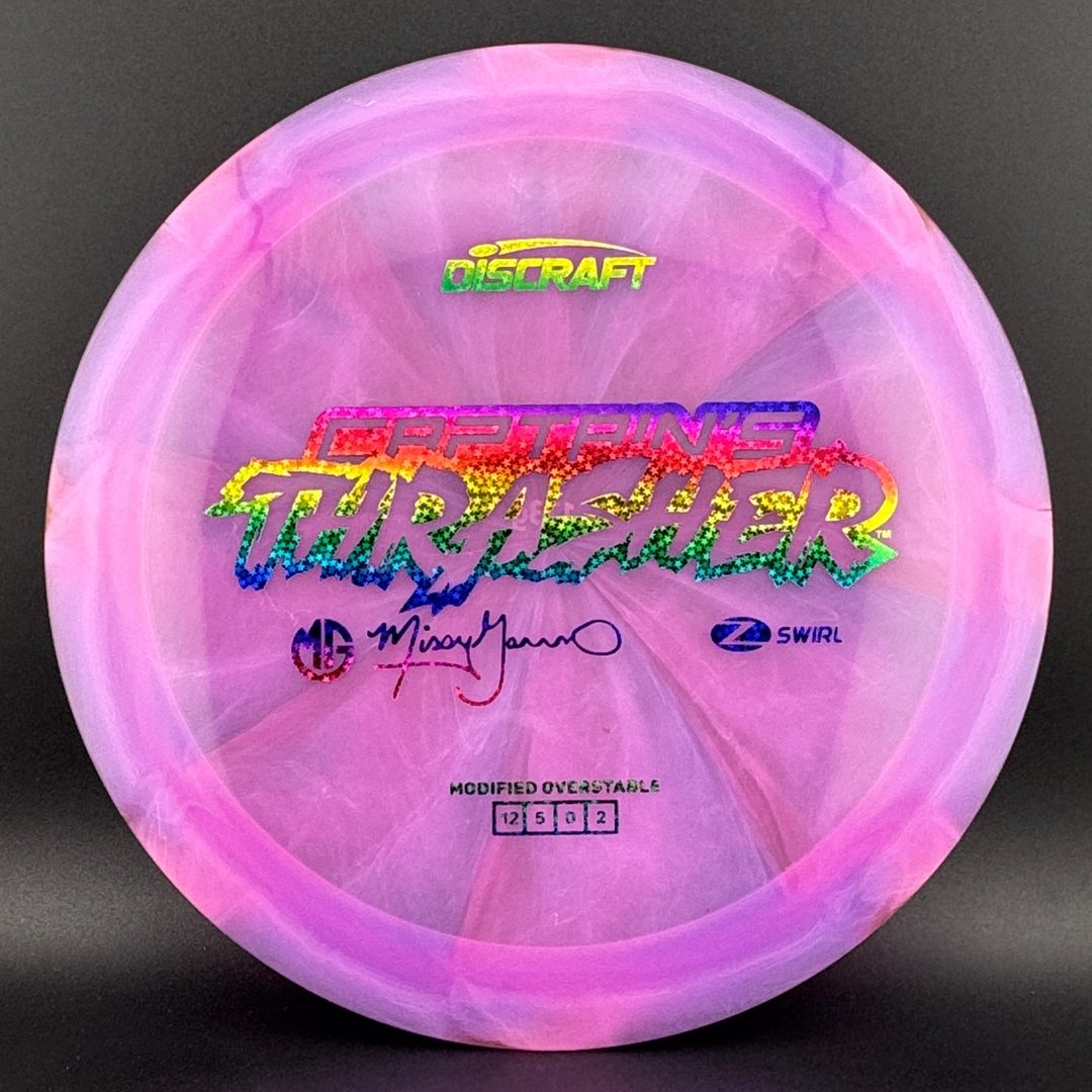Swirly Z Captain's Thrasher - Missy Gannon 2026 Discraft