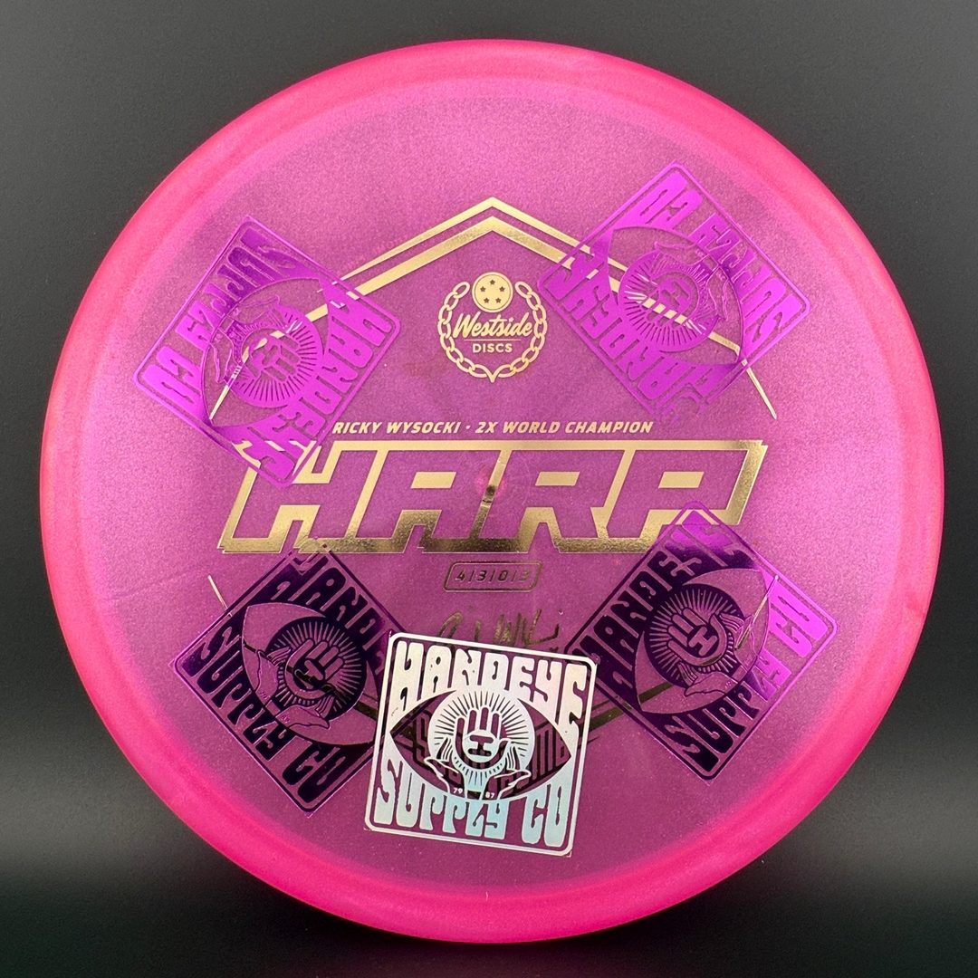 VIP-Ice Glimmer Harp - Multi Stamp Handeye Westside Discs