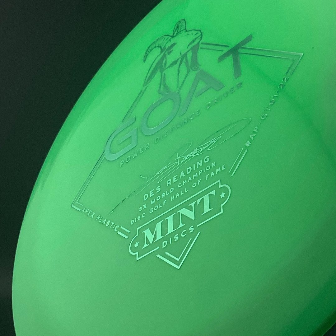 Apex Goat - 2022 First Run - Des Reading Signature Edition MINT Discs