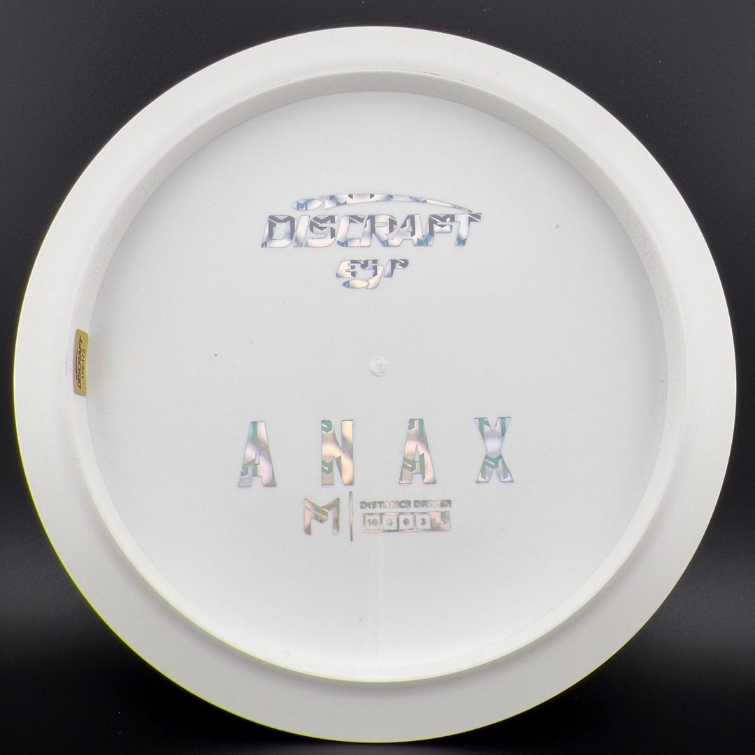 White ESP Anax - Bottom Stamp Dyer's Delight - Paul McBeth Discraft