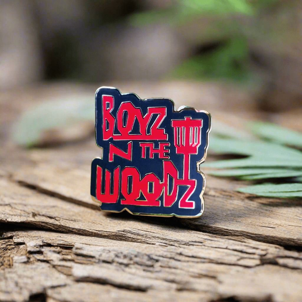 Boyz In The Woods Pin - Metal Butterfly Disc Golf Pins