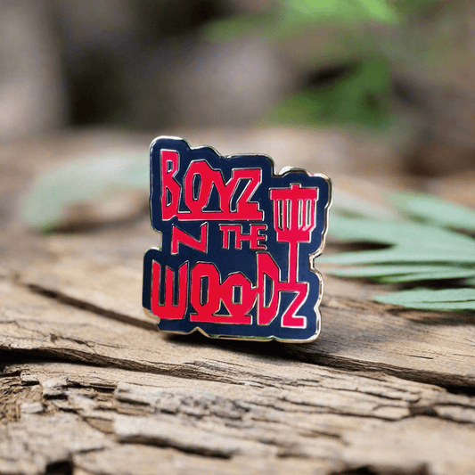 Boyz In The Woods Pin - Metal Butterfly Disc Golf Pins