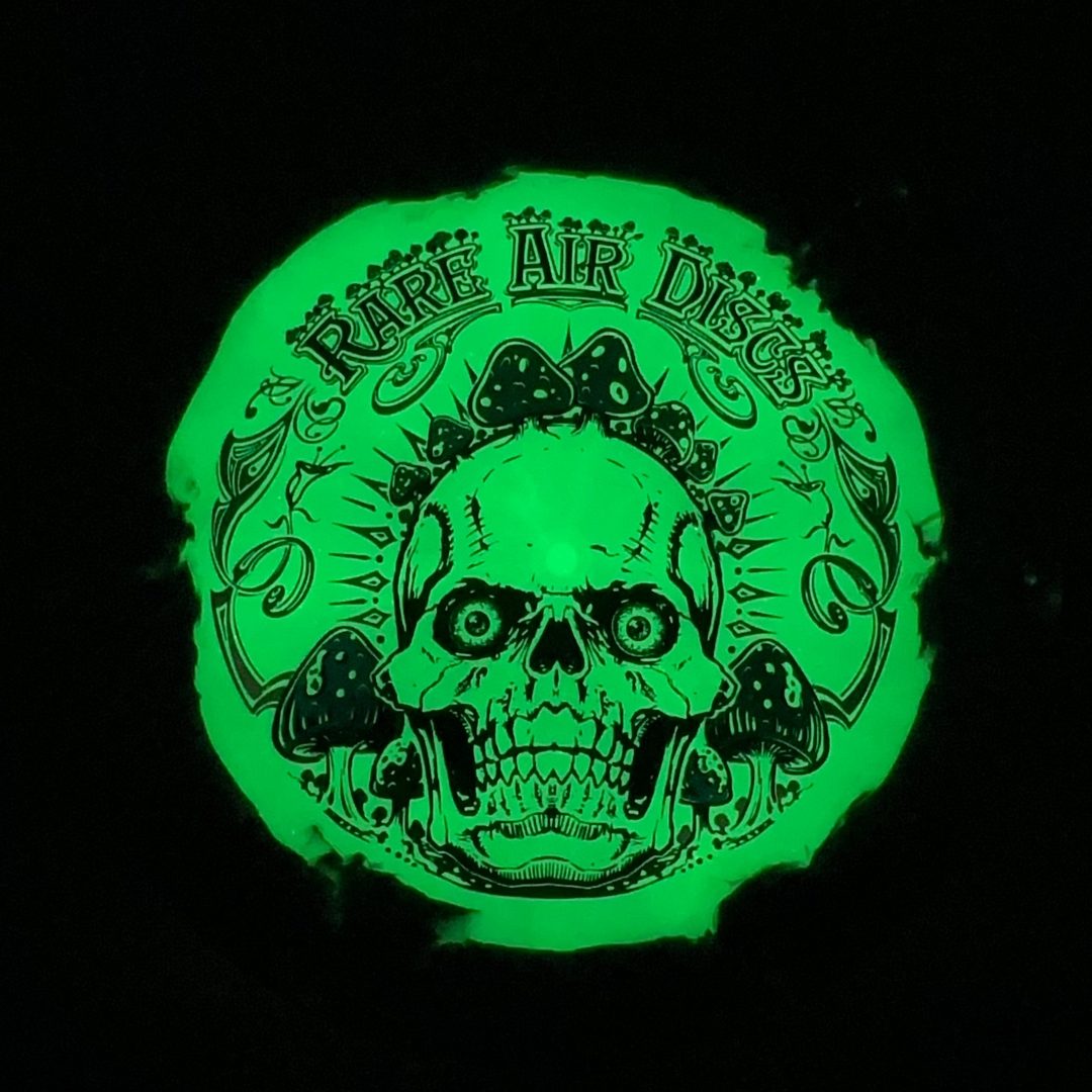 Glow Retina Chemtrail -Crushin' Amanitas by Manny Trujillo Doomsday Discs