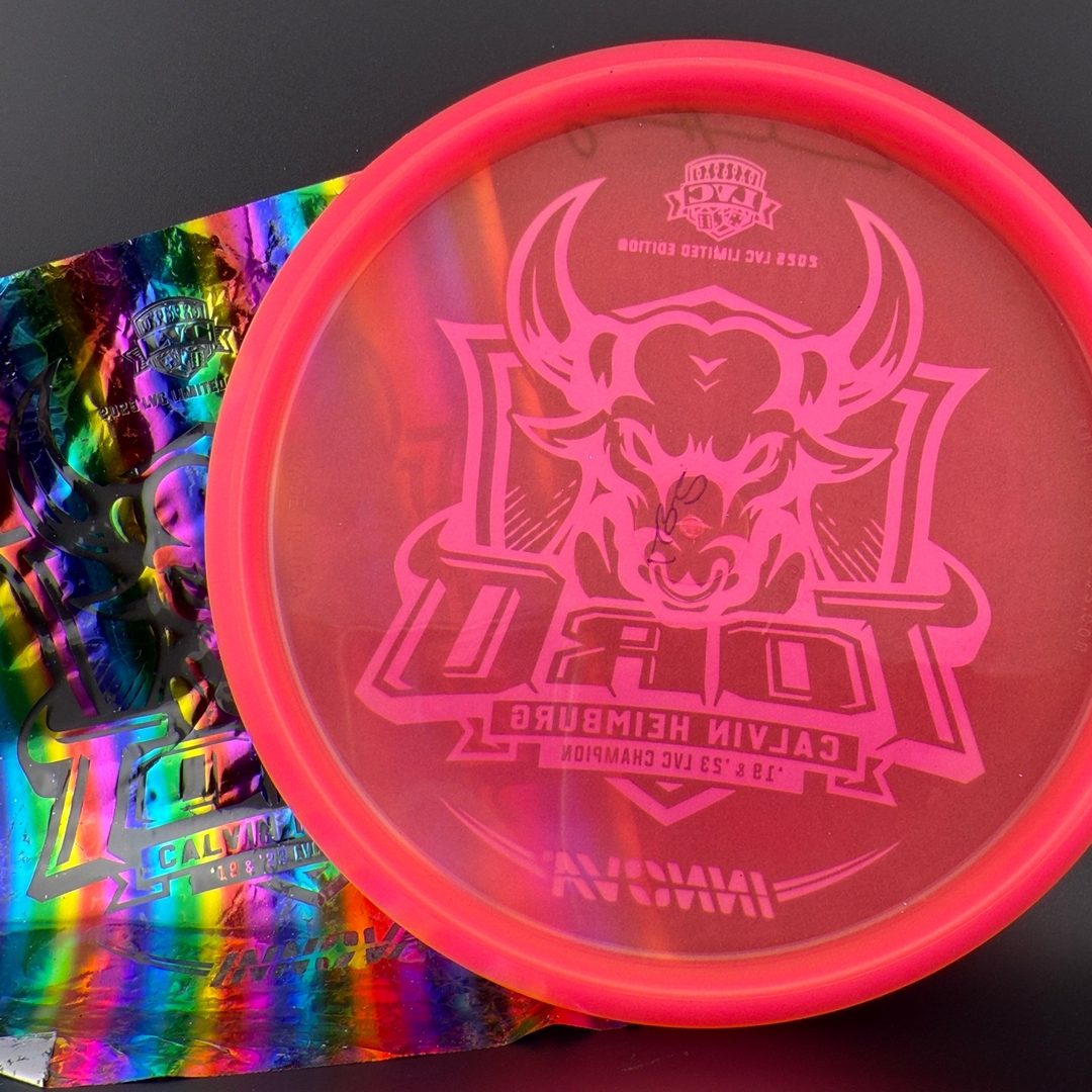 Proto Glow Pearl Champion Toro - Autographed - LVC 2025 Calvin Heimburg Innova