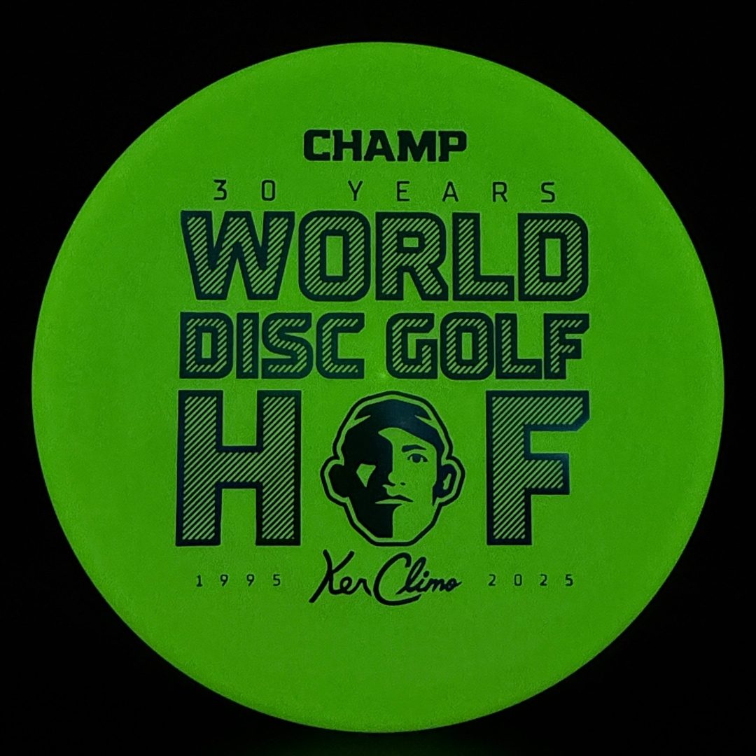 Glow Trophy Line Champ - Hall Of Fame Climo Disc Golf
