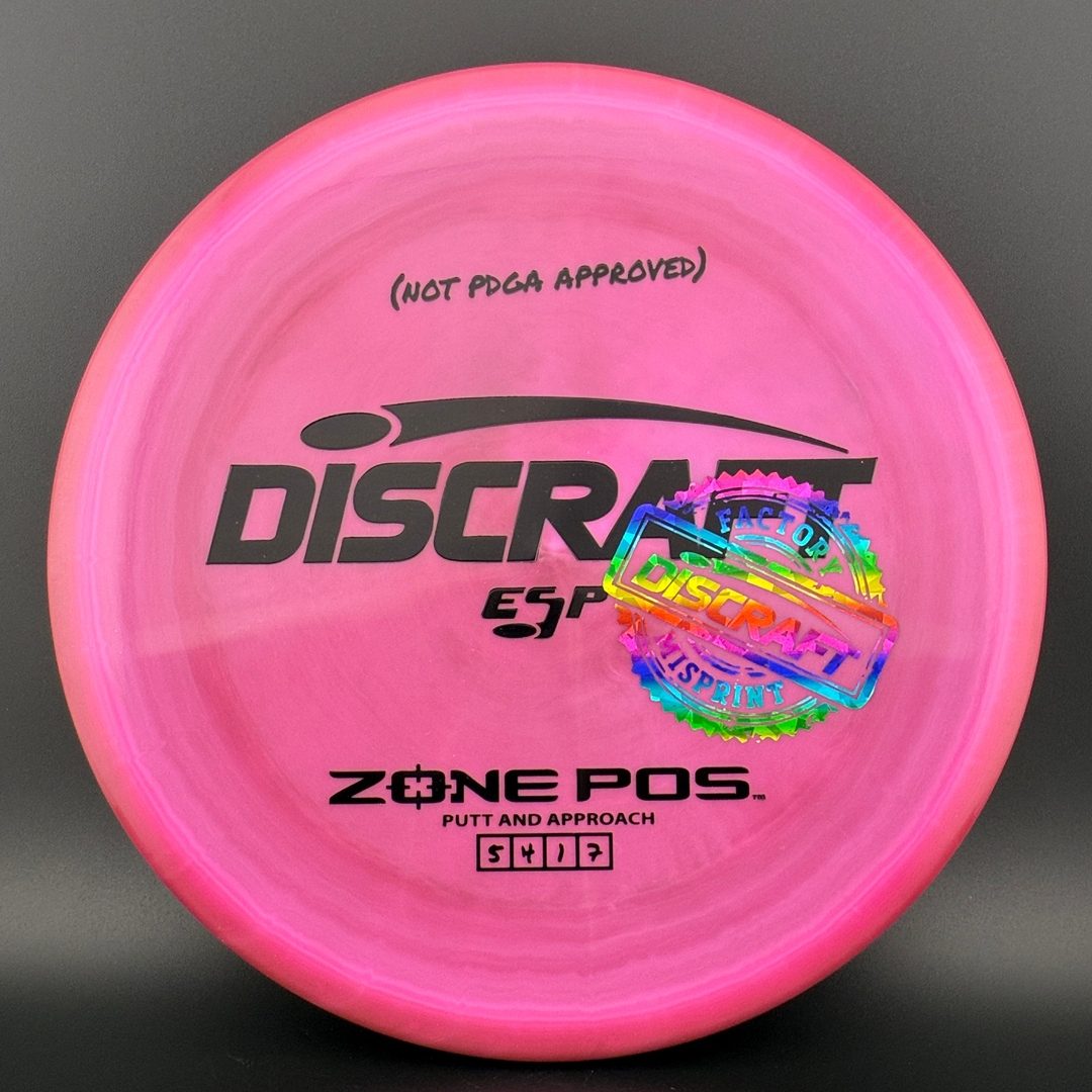 ESP Zone POS - April Fools - Factory Misprint *Not PDGA Approved Discraft