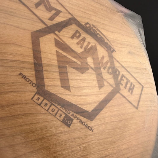 Prototype Wooden Luna & Mini - McBeth X-Out - Cherry #99/100