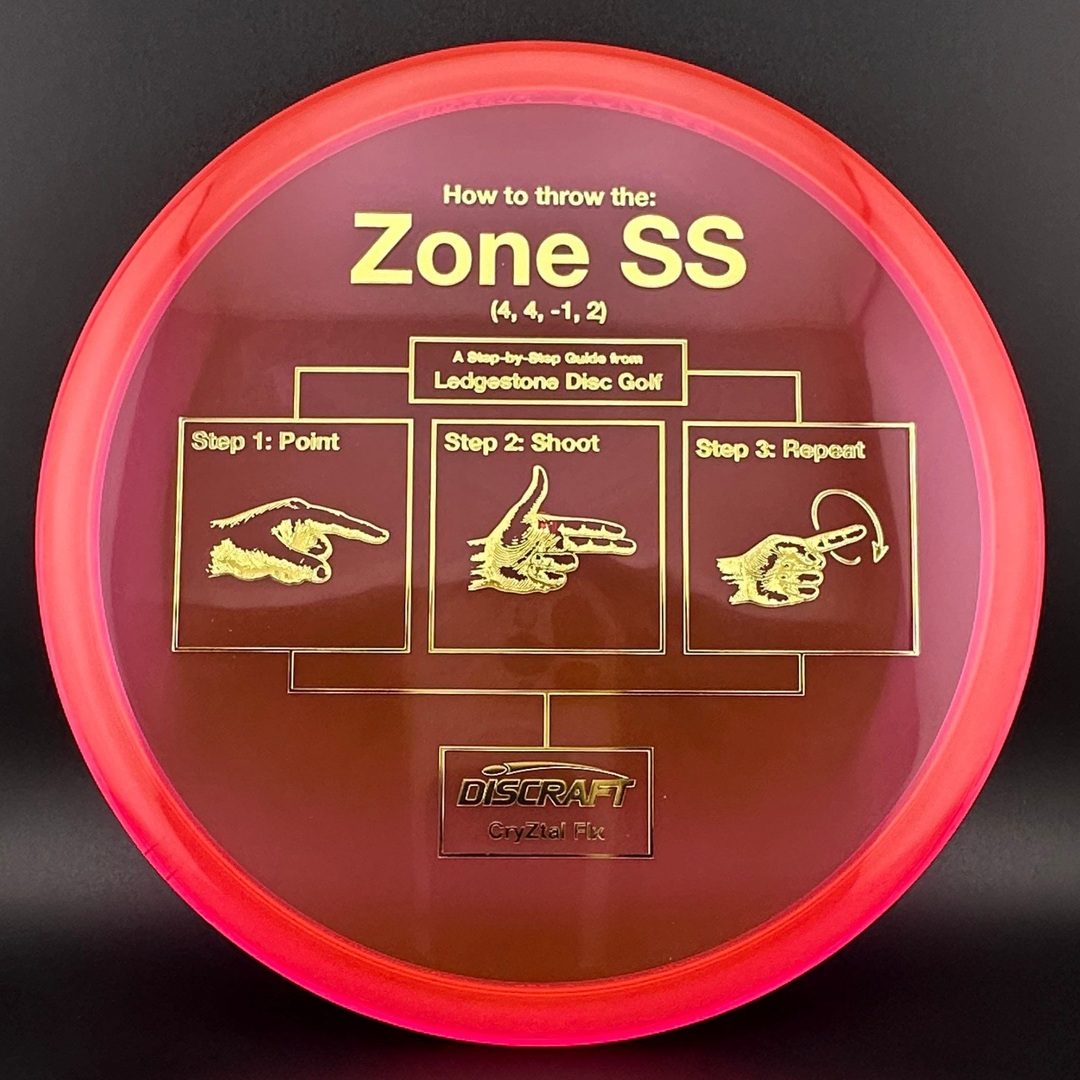 Cryztal Flx Zone SS - Step-By-Step - Ledgestone 2025 Discraft