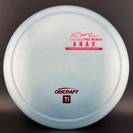 Titanium Anax - First Run - Paul McBeth Limited Edition Discraft