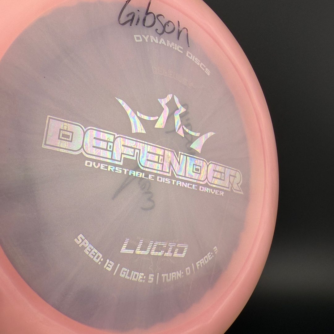 Lucid Defender - Pearly Pop Top! *Gibson Stash Used* Dynamic Discs