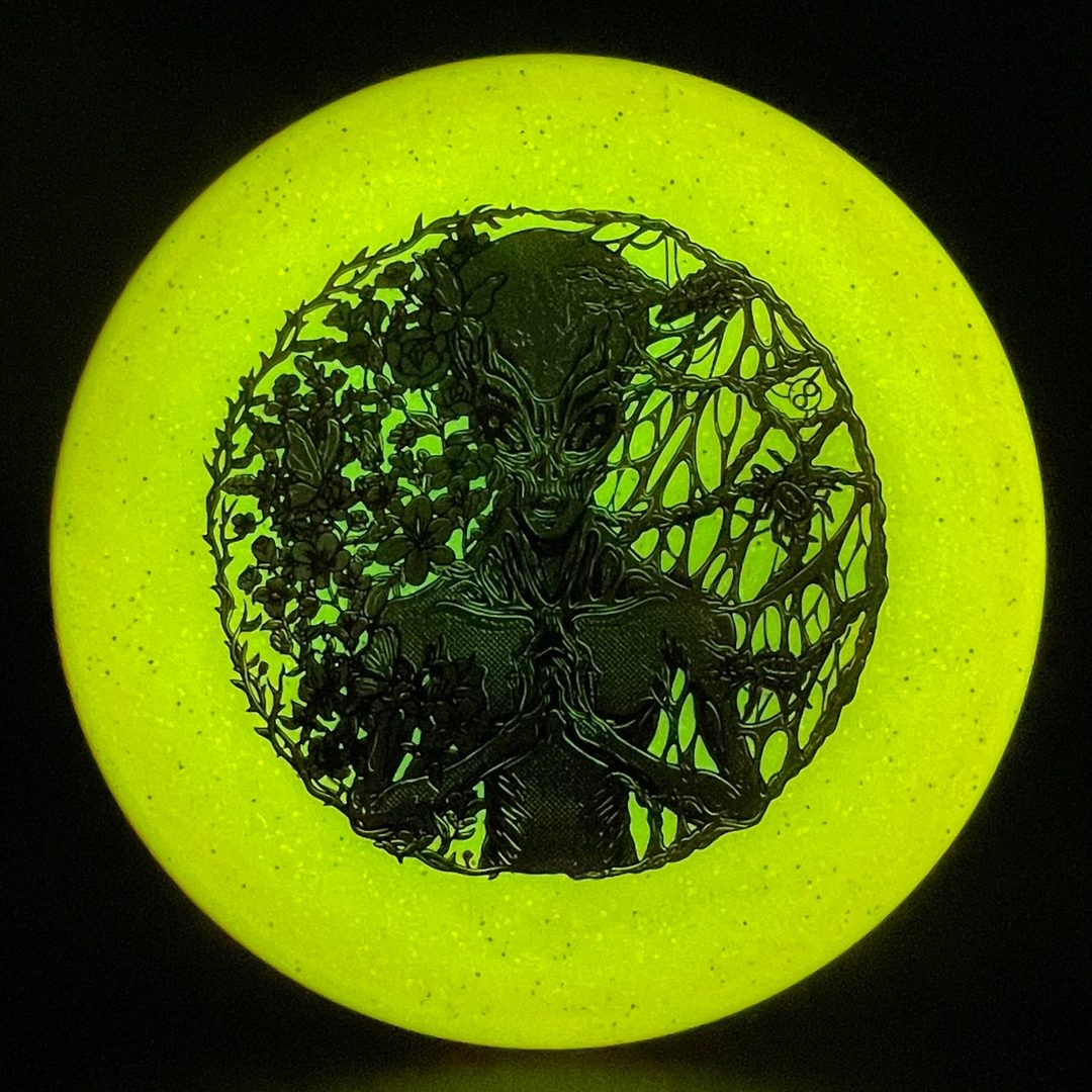 Metal Flake Glow C-Blend Alpaca - Alien Nature Infinite Discs