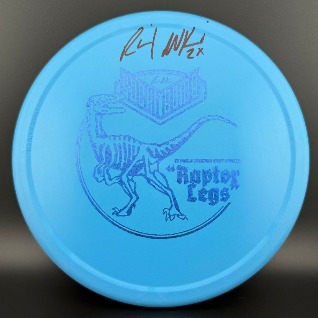 R-Pro Rhyno - Raptor Legs Sockibomb - Ricky Wysocki Autographed Innova