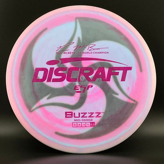 Swirl ESP Buzzz - Paul McBeth 5x World Champion - Huk Lab TriFly Dyed - Used Discraft