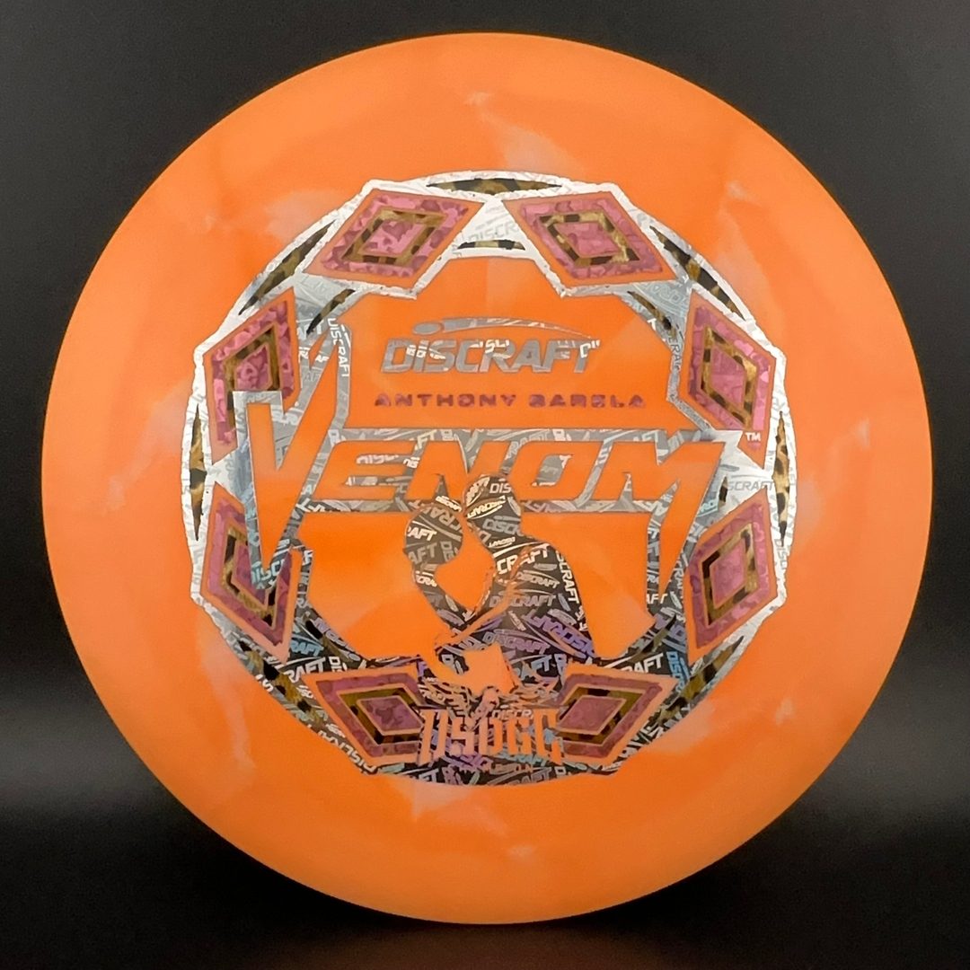 2025 USDGC Anthony Barela Swirl Venom "Pop Top" MINT Discs