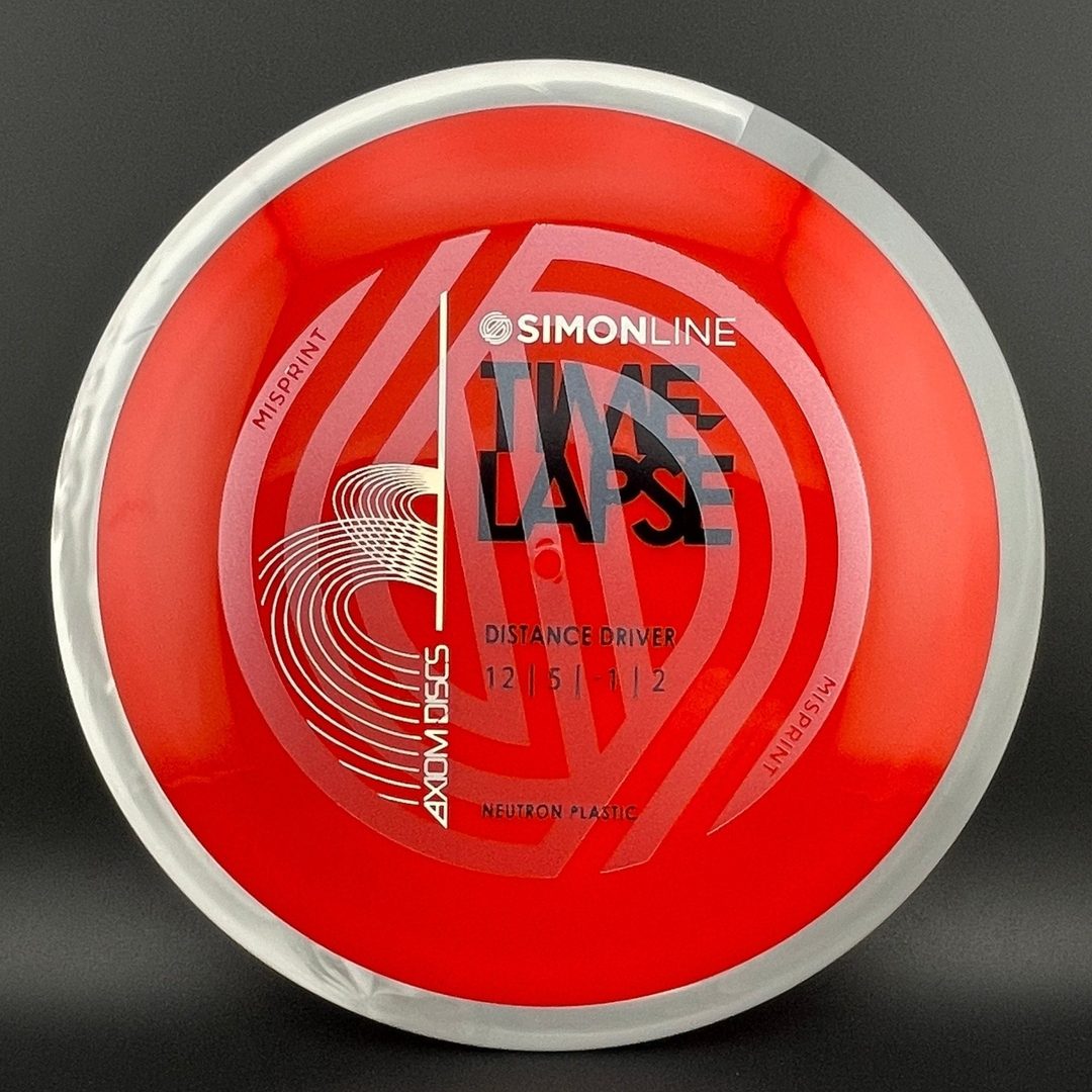 Neutron Time-Lapse Re-Tooled - Simon Line Misprint Axiom