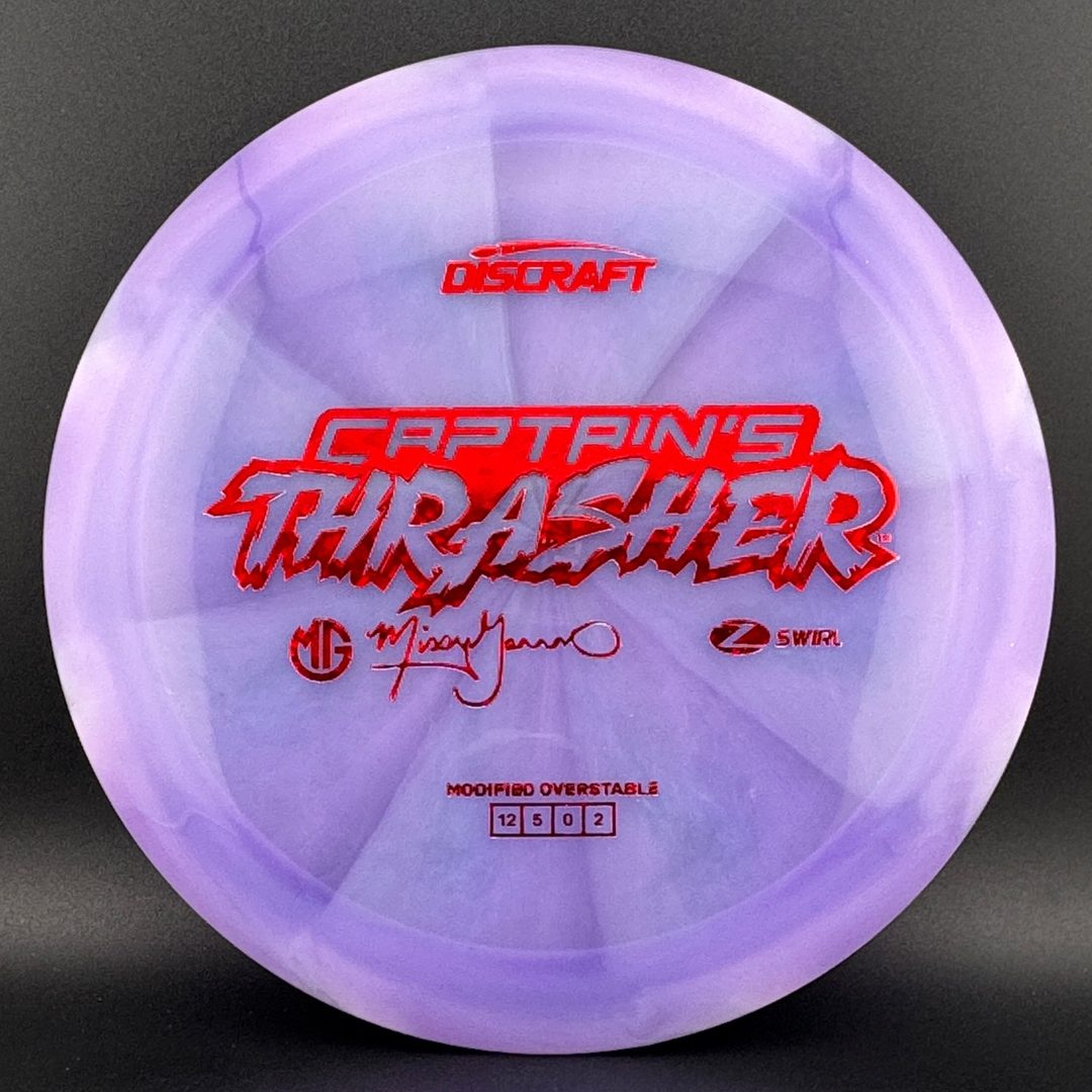 Swirly Z Captain's Thrasher - Missy Gannon 2026 Discraft