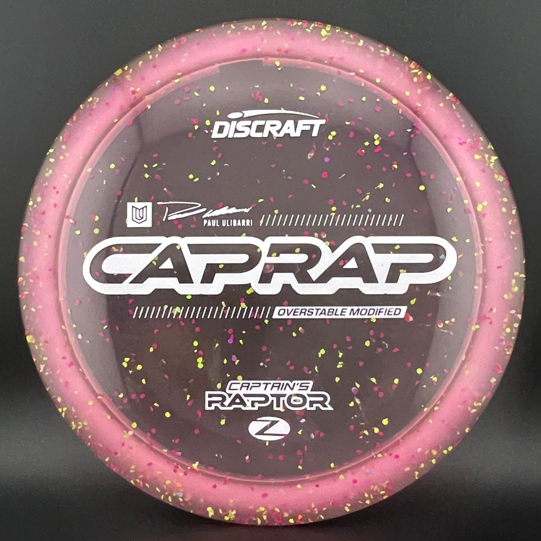 Confetti Z Captain's Raptor - Paul Ulibarri 2026 Discraft