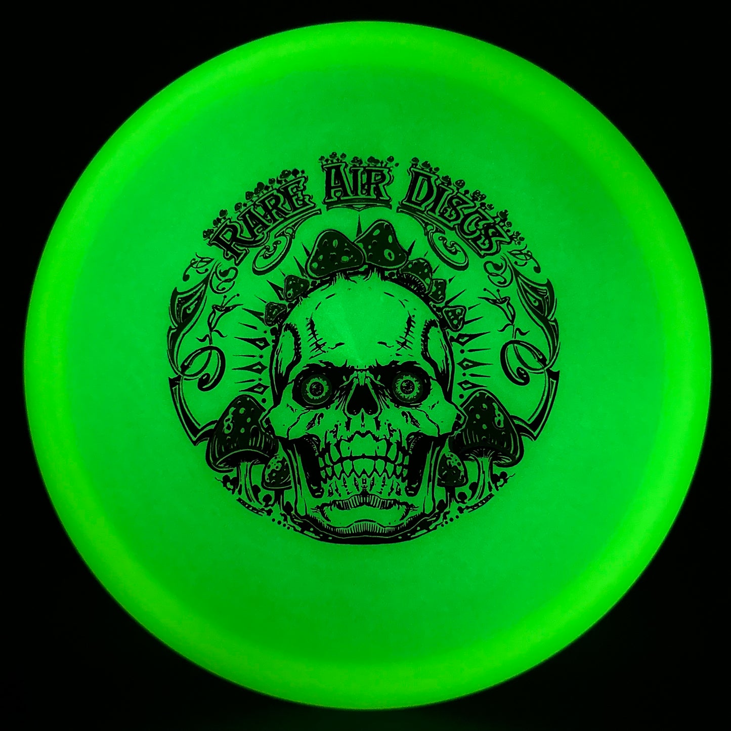 Nocturnal Bobcat - Crushin' Amanitas stamp by Manny Trujillo MINT Discs