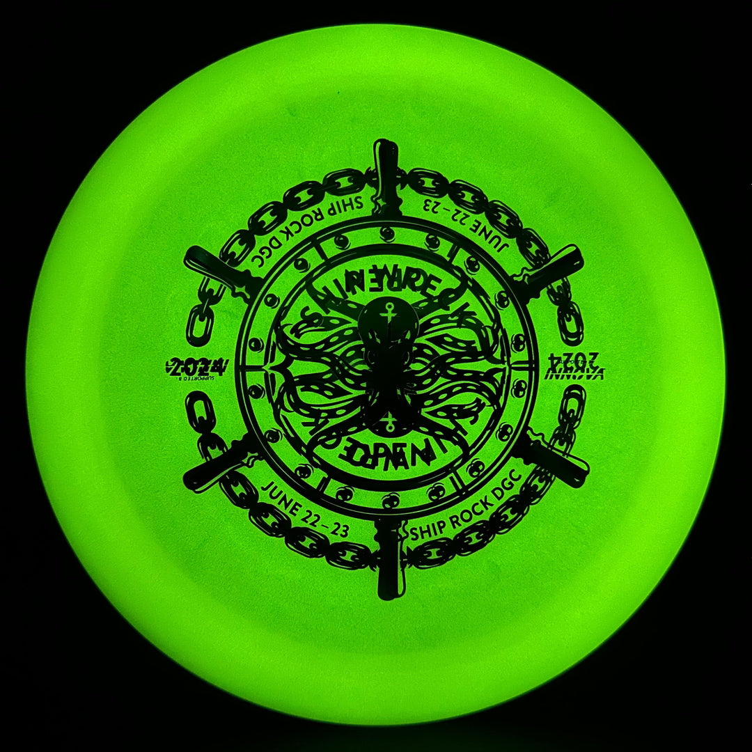 Color Glow Champion Wraith - Tourney F2 Multi Stamp Innova