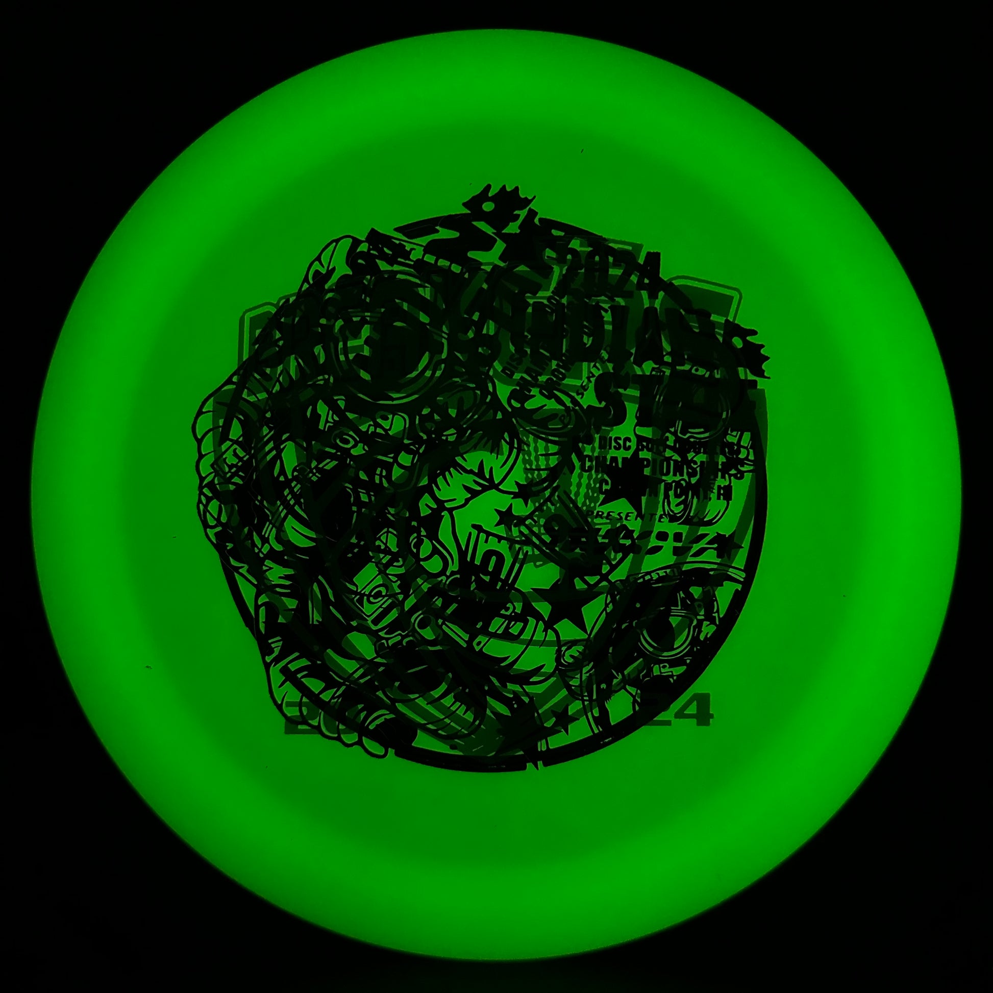 Color Glow Champion Destroyer - Tourney F2 Multi Stamp Innova