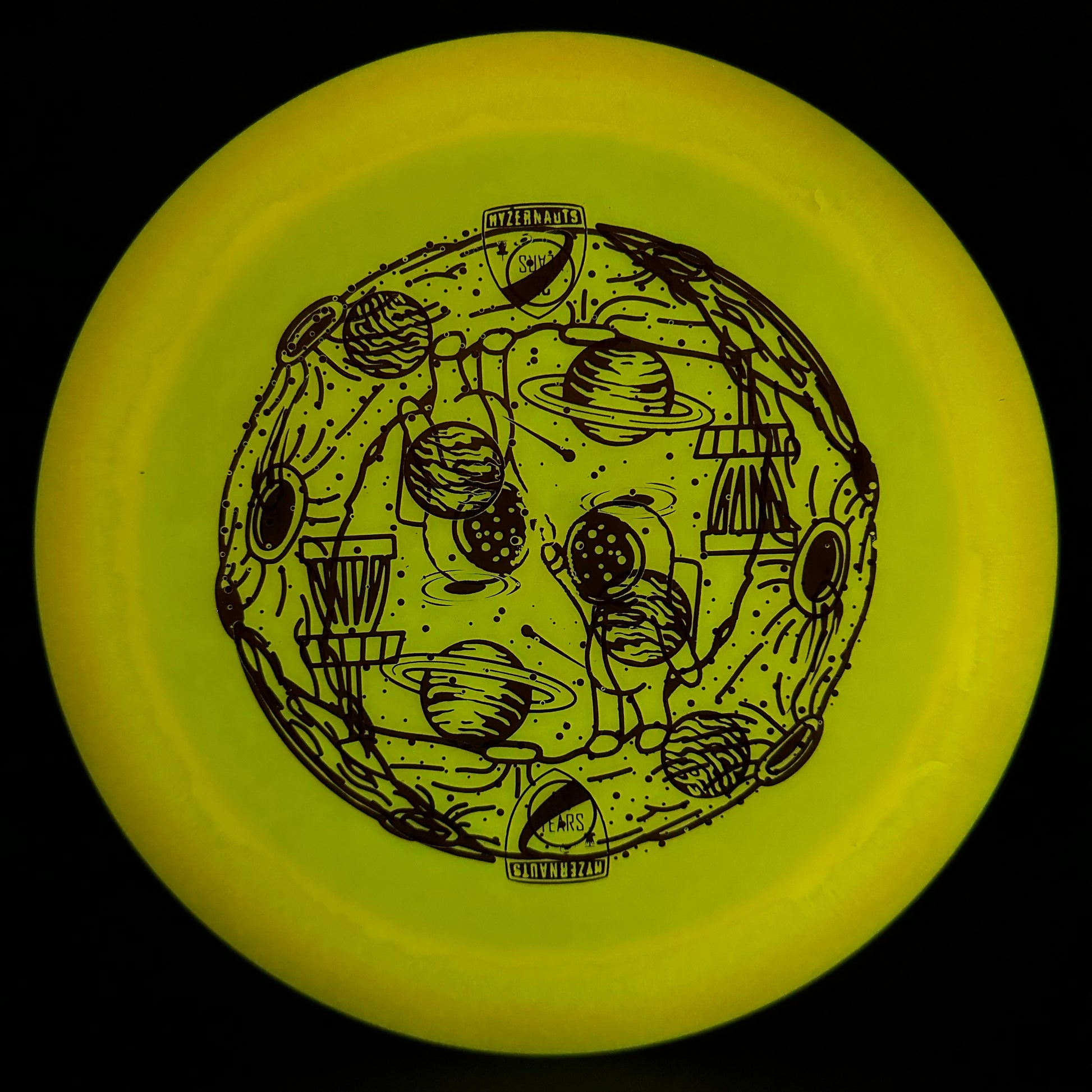 Color Glow Champion Destroyer - Tourney F2 Multi Stamp Innova