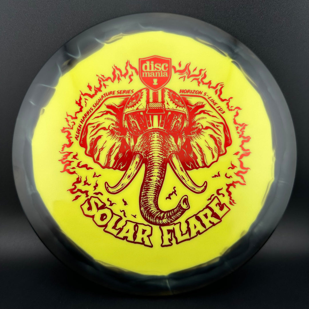 Horizon S-Line FD3 - Solar Flare - Alden Harris Signature Series Stamp by Manny Trujillo DROPPING OCTOBER 9TH @ 7 AM MST Discmania