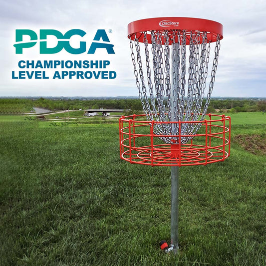 GrowTheSport Champion Permanent Disc Golf Basket Disc Store