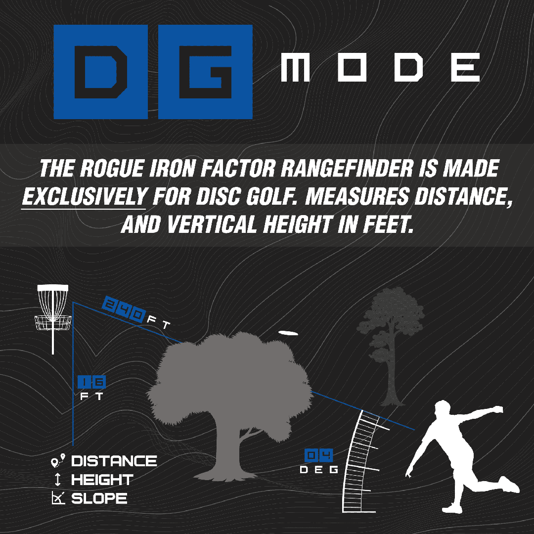 Factor Disc Golf Rangefinder Rogue Iron Disc Golf