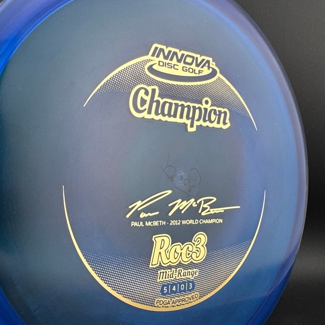 Champion Roc3 Penned - Paul McBeth 1x Innova
