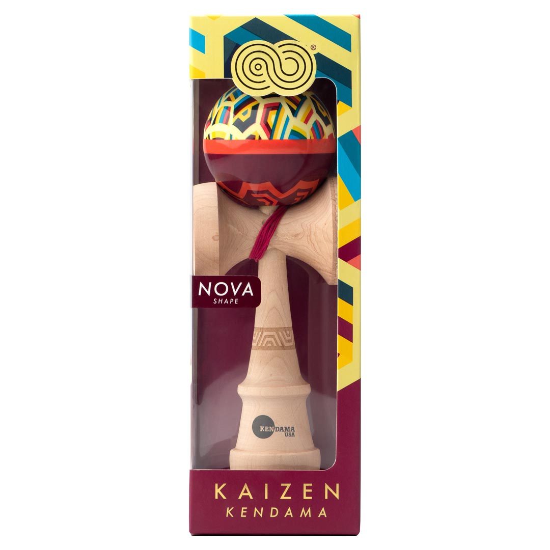 Kaizen Hex Nova Shape - Kendama Skill Game - Staff Favorite! Kendama