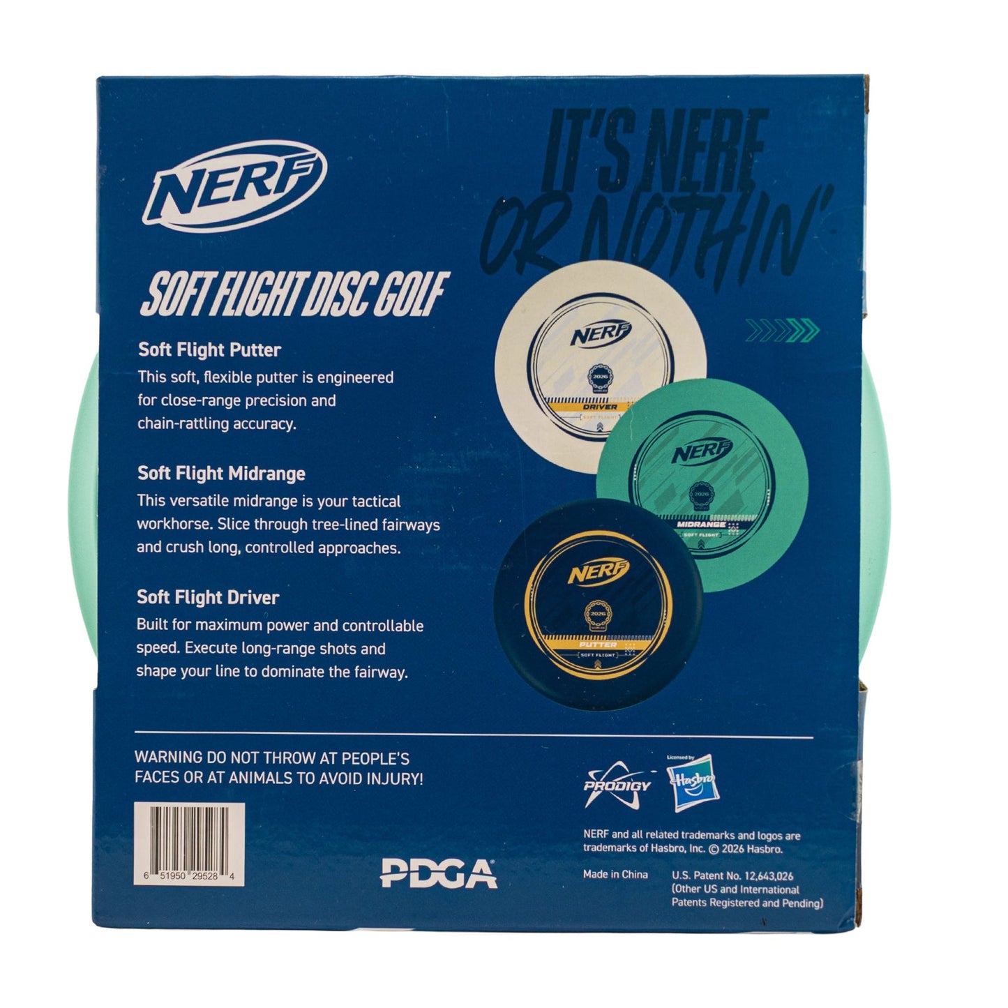 NERF Soft Flight - Worlds 2026 - 3 Disc Set