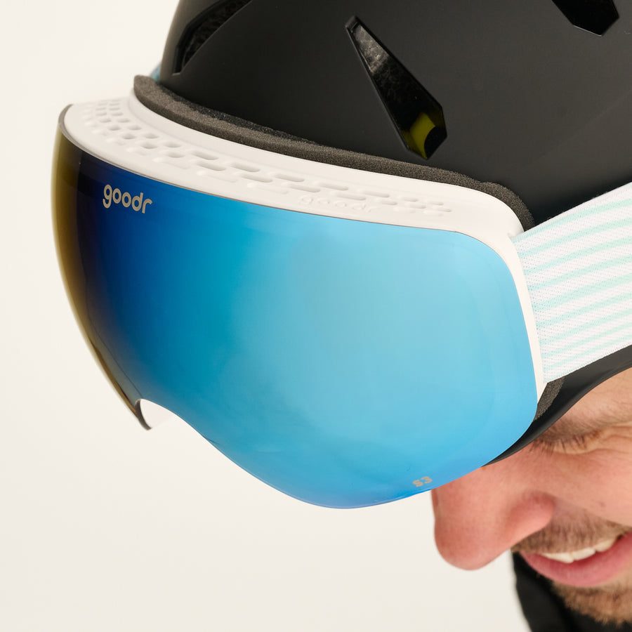 "Abominable Snow Icon” ORB G Polarized Snow Goggles Goodr