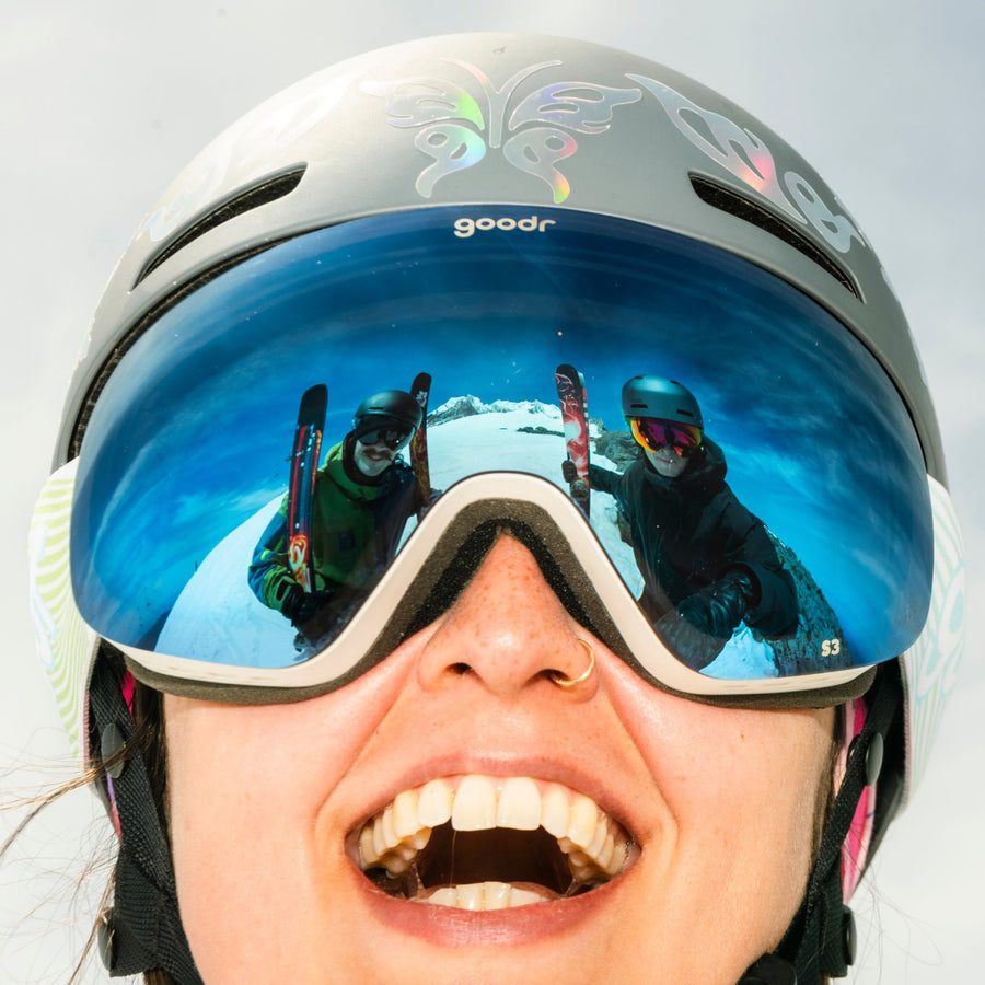 "Abominable Snow Icon” ORB G Polarized Snow Goggles Goodr