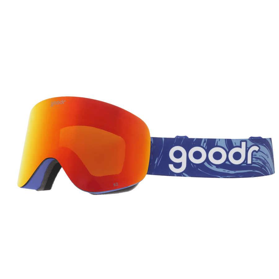 "Amber Mountains Majesty” PEAK G Polarized Snow Goggles Goodr