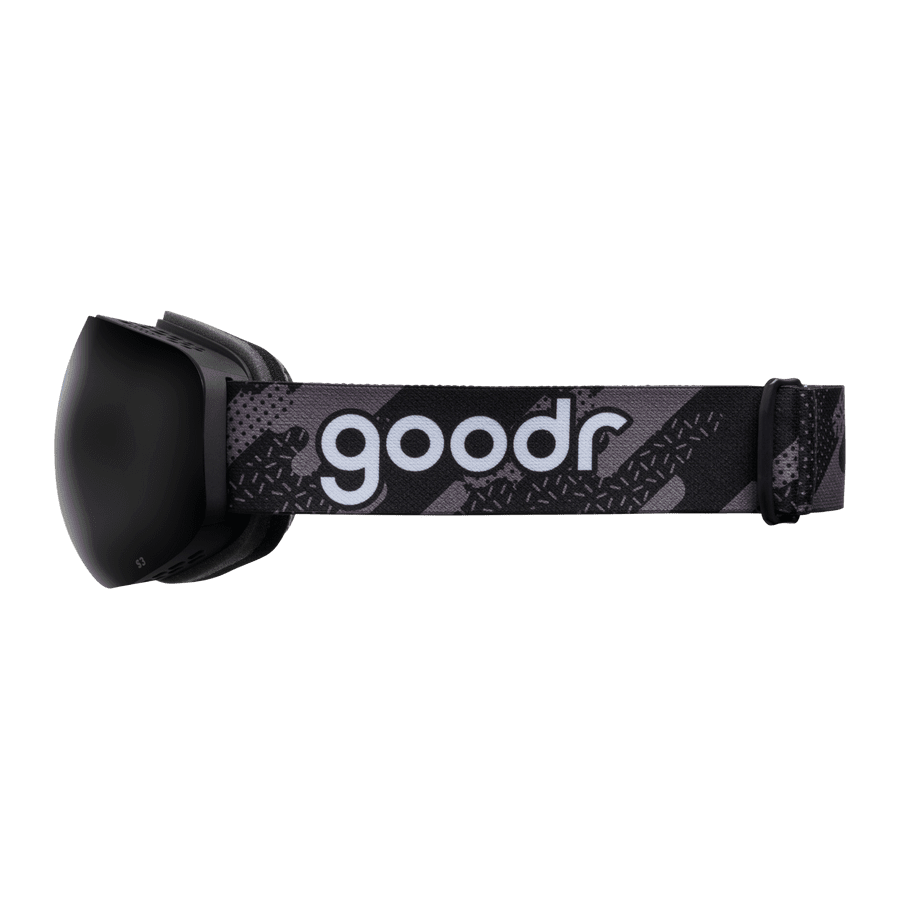 "Beware of Shadow Ridge” ORB G Polarized Snow Goggles Goodr