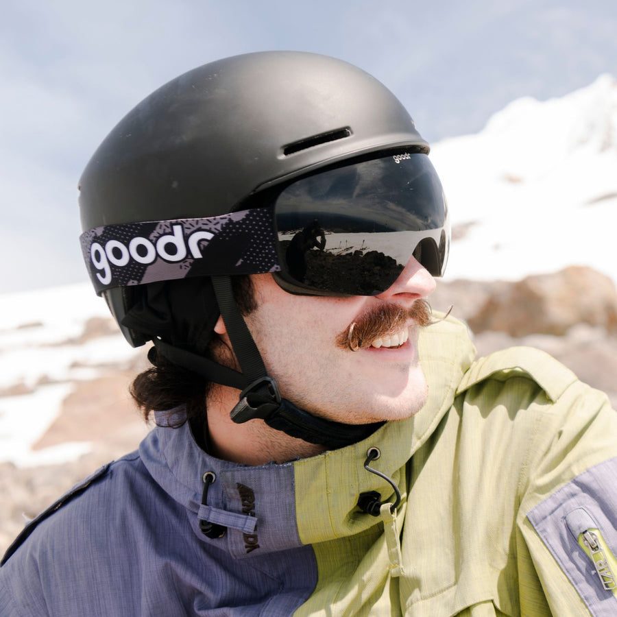 "Beware of Shadow Ridge” ORB G Polarized Snow Goggles Goodr