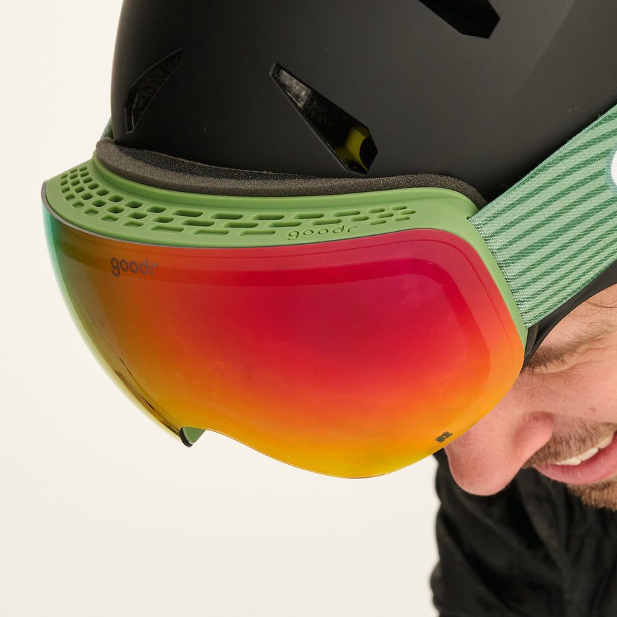 "Casual Hot Dogger” ORB G Polarized Snow Goggles Goodr