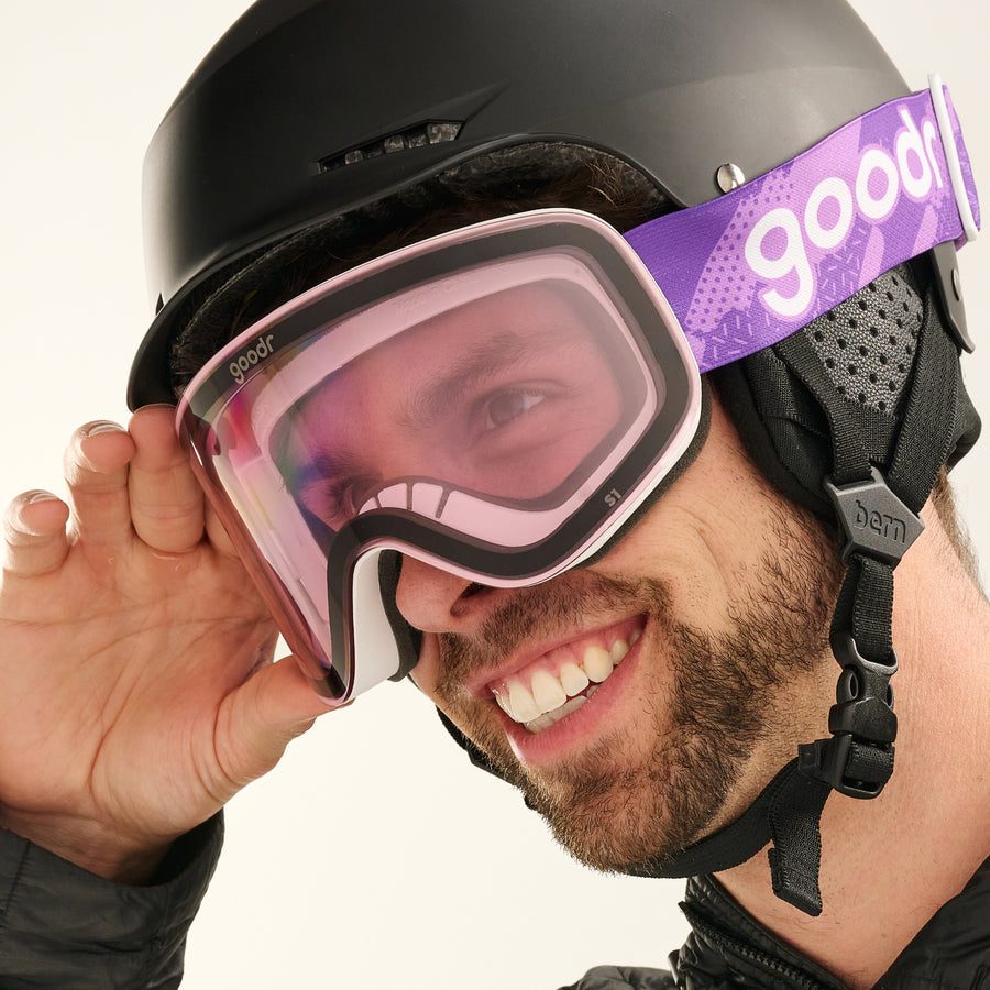 "Frosted Bubblegum” PEAK G Replacement Lens Goodr