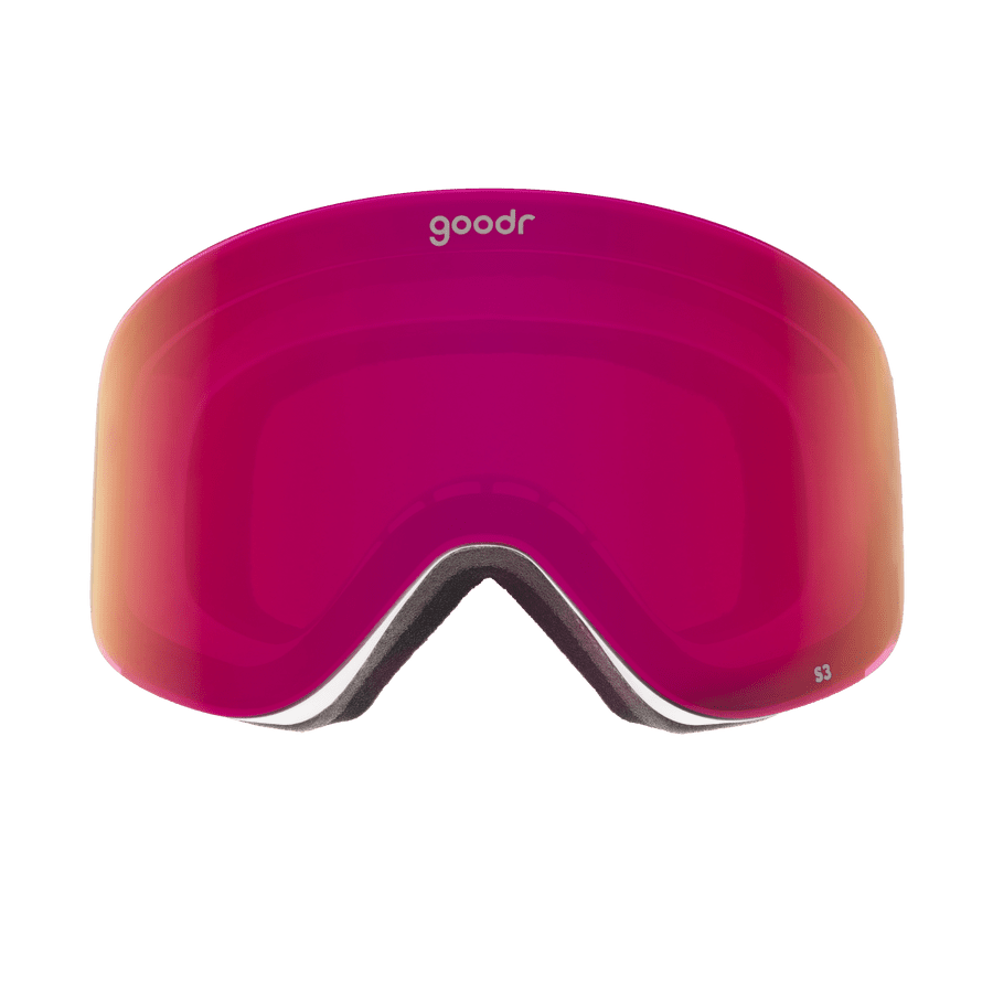 "Vintage Snow Suit Ambitions” PEAK G Polarized Snow Goggles Goodr